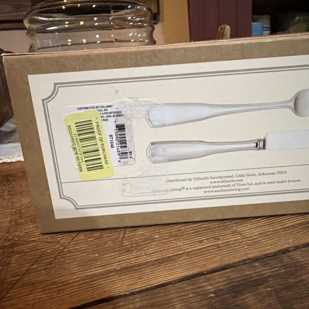 Southern Living Leigh Carving Set 2 Piece Reed & Barton 18/10 Stainless NIP